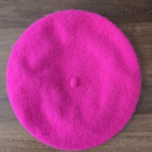Vibrant Pink Beret